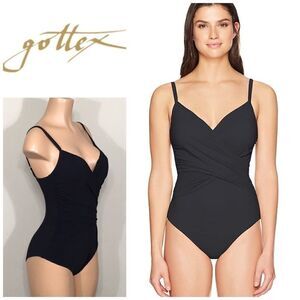 Profile by Gottex wrap front swimsuit. NWT